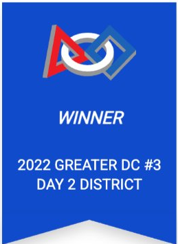 2022 CHS District Greater DC Event #2 — Winner banner