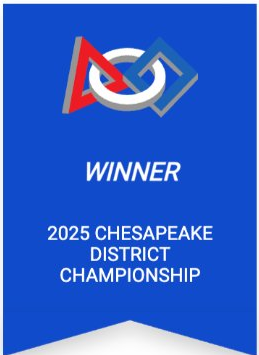 2025 FIRST Chesapeake District Championship — Winner banner
