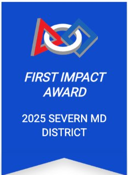 2025 CHS District Severn MD Event — FIRST Impact Award banner
